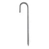 4 Pcs J Hook Ground Nails Thick Camping Tent Stake Peg Rustproof Durable