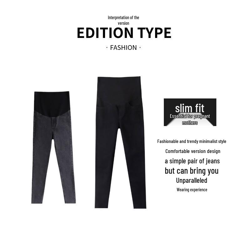 Ayarlanabilir Karın Destekli Hamile Skinny Jean