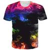 Casual Men's Short-sleeve T-shirt with 'whatever' Print, Trendy Street Style for Daily Wear.