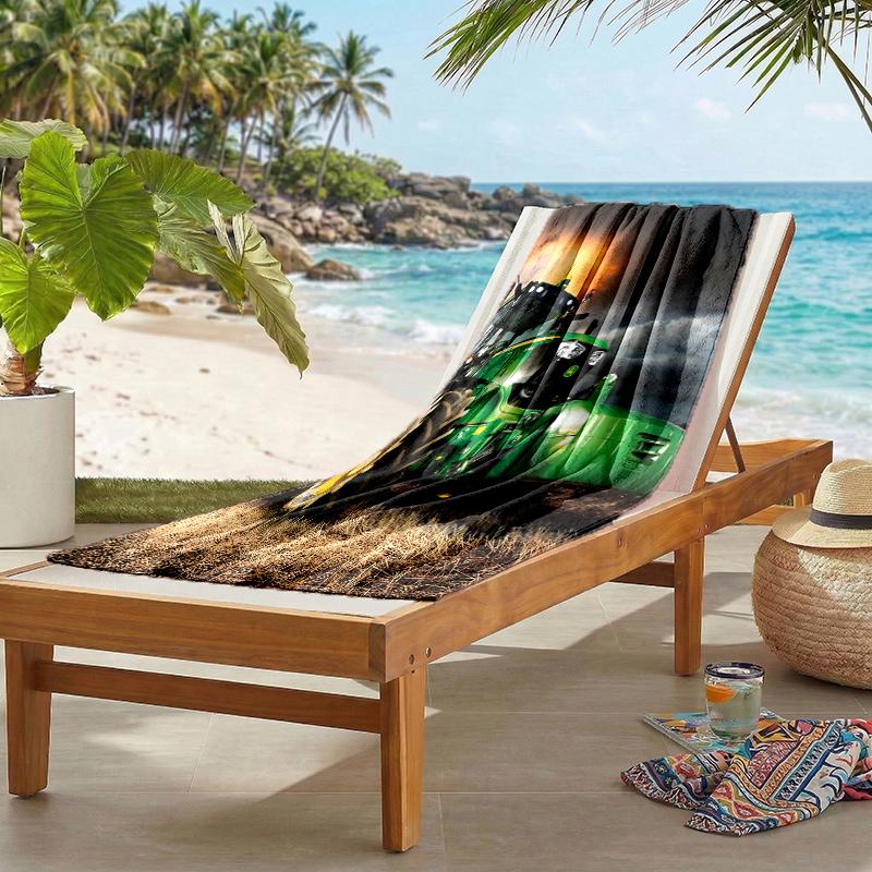 Tractor Fashion Beach Towel: Ideal for Summer Adventures Soft, Absorbent and Quick Drying Suitable for Swimming and Bathing