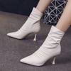 British Style Pointed Toe Stiletto Heel Ankle Boots Women'S Autumn And Winter All-Matching Skinny Boots High Heel Fashion Boots