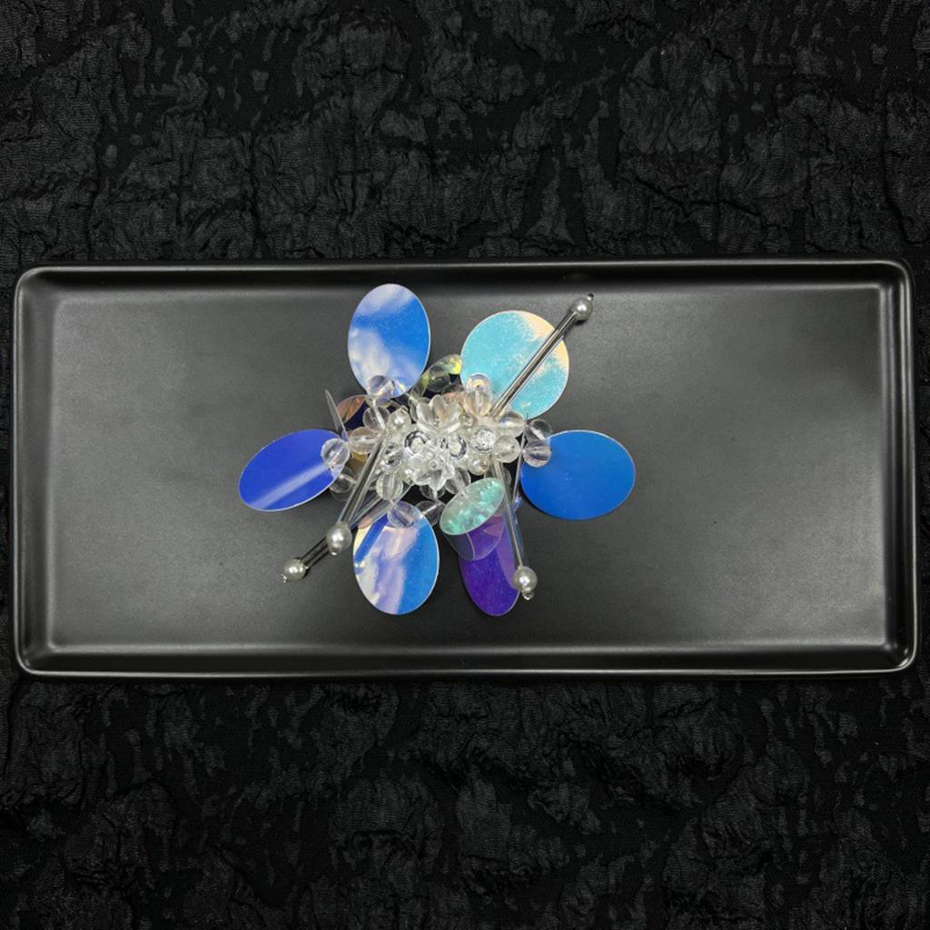 Dopamine Handcrafted Beaded Jelly Shoes Sports Sandals Accessory Diy Shoe Decorative Colorful Flower Slippers Buckles