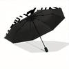 1pc Doodle Art Automatic Open/Close Umbrella with One Touch Button,, Windproof Design   Lightweight Portable Umbrella for Women & Men6101