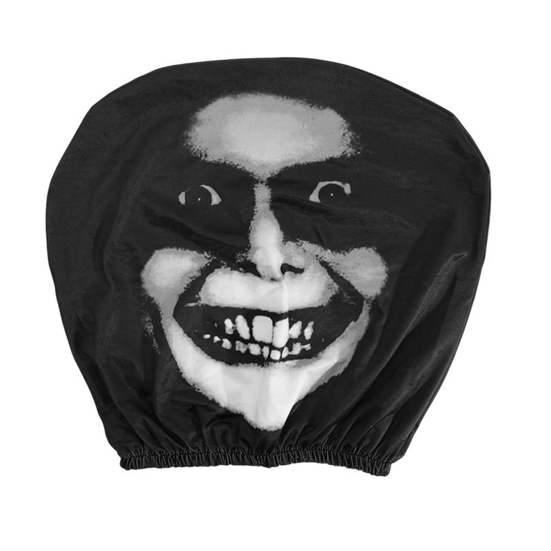 

Car Pillow Cover Soft Cover Car Seat Headrest Washable Polyester Fabrics Halloween Printed Comfortable Decorative Cushion 1/2Pcs