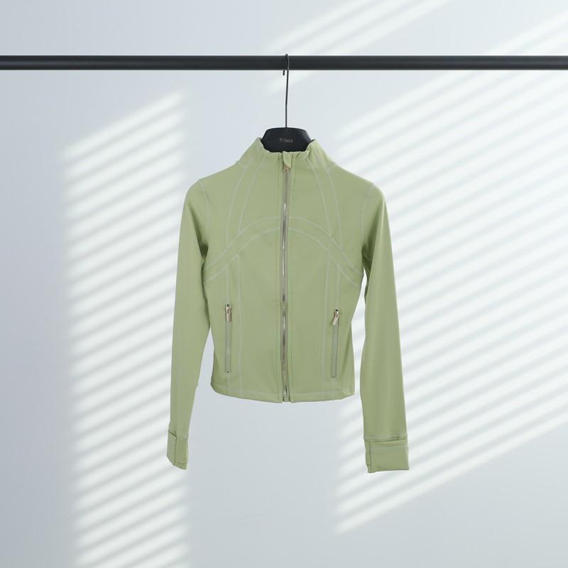 Lulu Define Short Stand Collar Jacket Women Slim Fit Yoga Running Activewear