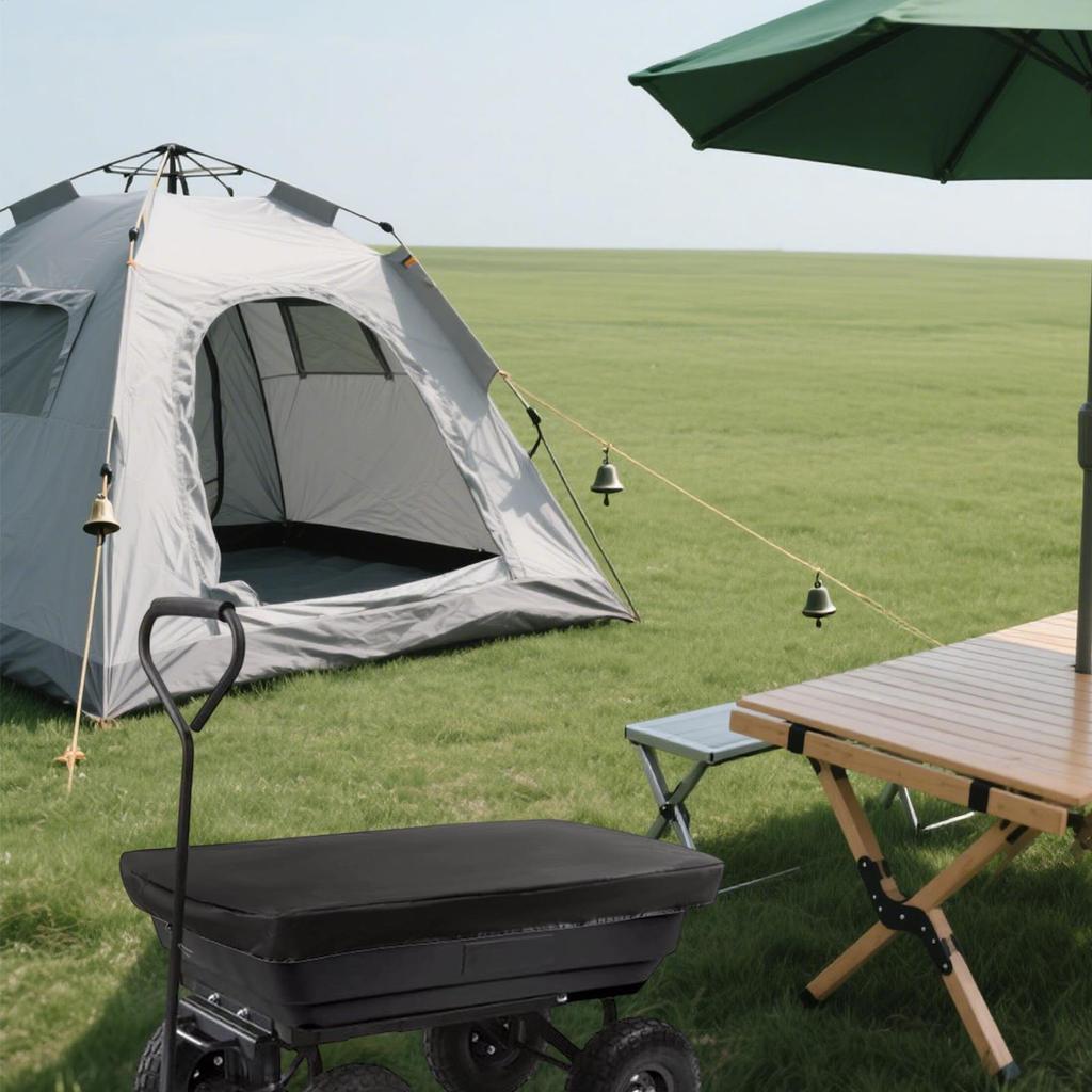 Garden Cart Cover Waterproof Outdoor Garden Cart Dust Protector Dustproof Oxford Fabric Trolley Protector Canopy for Lawn Yard