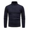 Maglione da Uomo Autunno Inverno Dolcevita Maglione Lavorato a Maglia Colore Unico Taglia Grande Maglione Vestibilità Slim Maglione da Uomo Maglia da Sotto