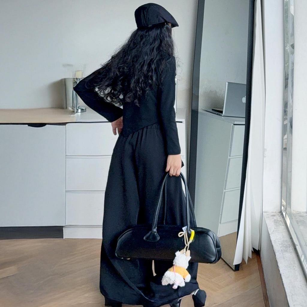 Modisches Mädchen-Herbst 2025 Langarm-Top & Cargohose Set