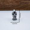 Unique Light Weight Undead Shape Lanyard Bead Outdoor Tool Hanging Charm Unique Parachute Cord Bead Easily to Use
