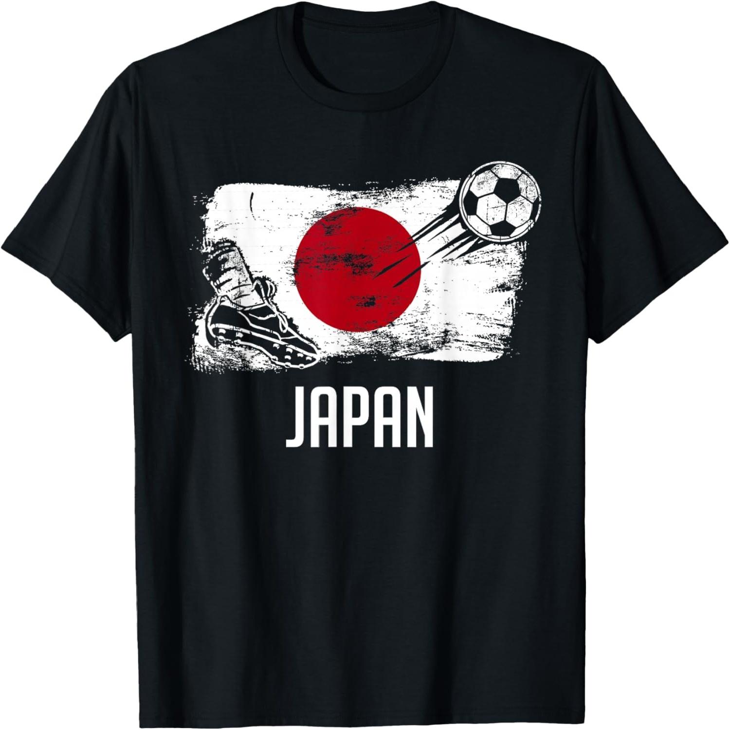 

Japan Flag Jersey Japanese Soccer Team Japanese T-Shirt(1) XXXXXL різнокольоровий
