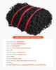 Round Bale Hay Net, 1.5 x 1.5 x 1.5 m, 44.45 x 44.45 mm Holes, PE Material, Reinforced Knotted Design, with Zip Ties, Needle Shuttle, and Repair