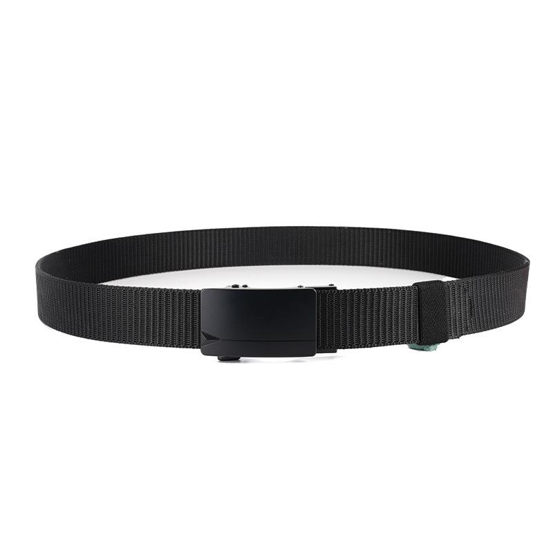 New Belt Automatic Buckle Durable Nylon Tactical Braided Belt for Young and Middle Aged Outdoor Trousers