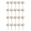 Rotary Tool Wool Polishing Accessories 20pcs for Grinding Buffing Metal Plastic Jewelry Jade Gem Olives Walnut Amber Stone