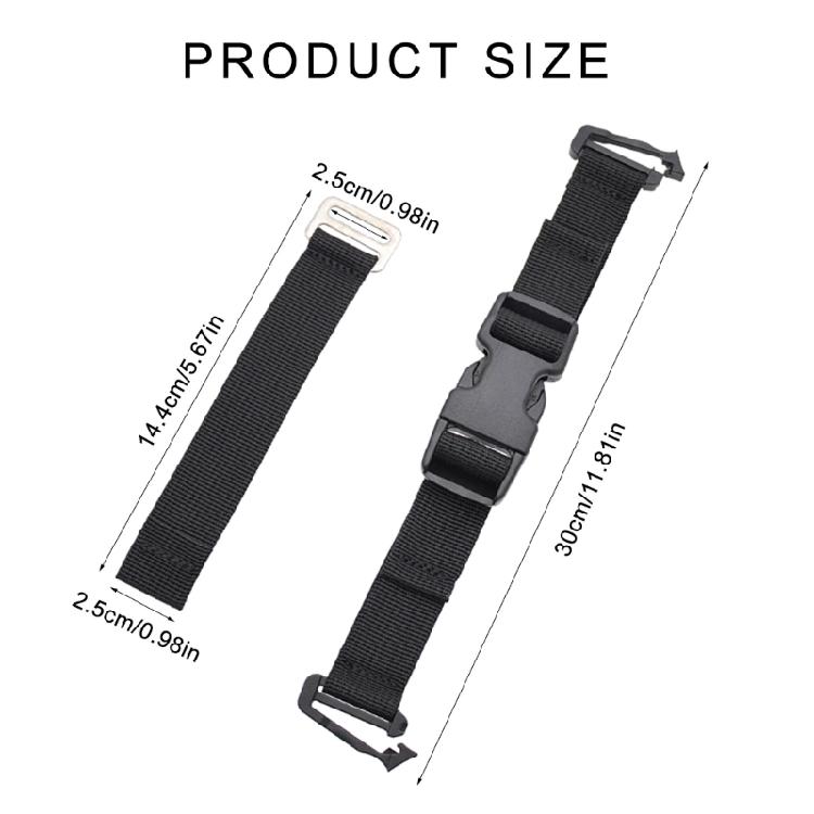 Wears Resistant Scubas Diving Underwater Webbing Sidemount Buckle Diving Backmount Fixed Strap Backpacks Chest Strap