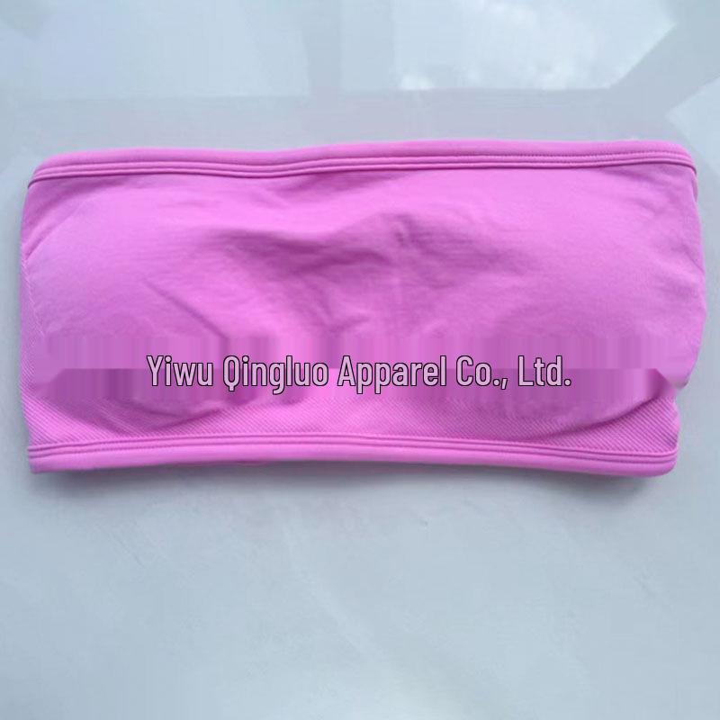 Dfyne Strapless Bandeau Beautiful Back Wire-Free Sports Yoga Bra