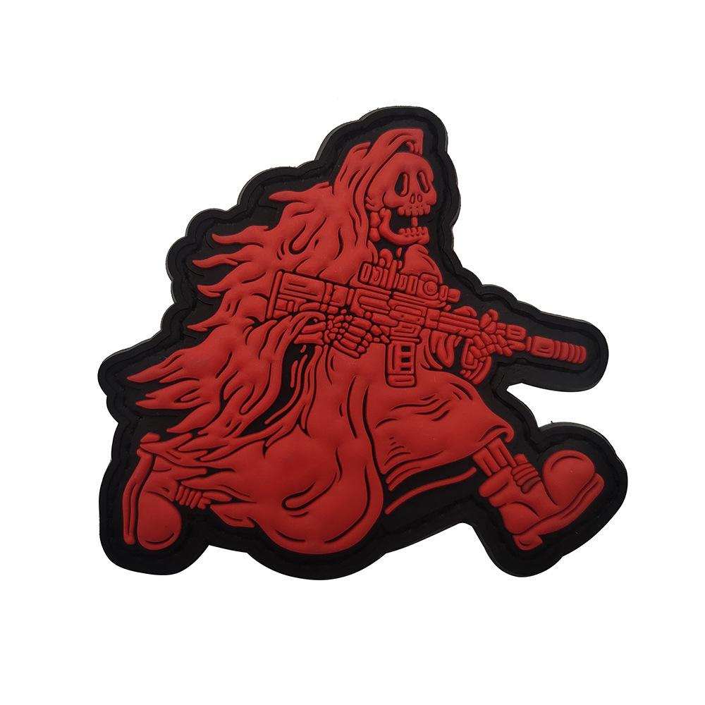 

Luminous Devil Reaper Tactical PVC Velcro Patch for Backpack