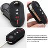 For Fiat Ducato 500 Panda 500L Lancia Musa Silicone Key Cover for Peugeot Boxer for Citroen Jumper Car Key Case Shell Remote