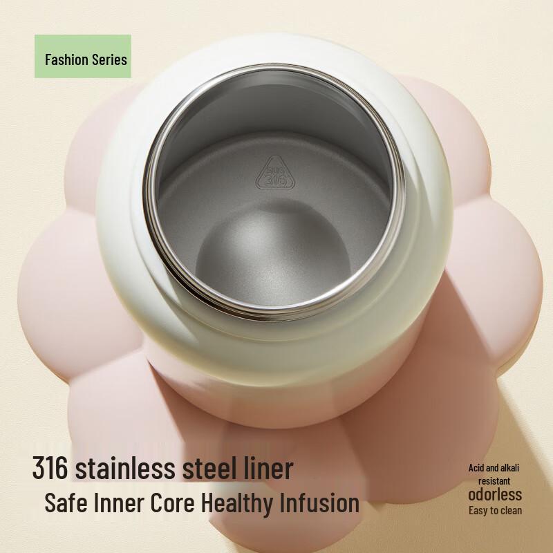 HAERS 750ml Dual-Drink Insulated Bottle with Straw