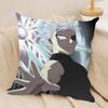 Ragna CCrimson Anime Cushion Cover Silky Short Plush Invisible Zipper Dustproof Sofa Pillow Case For Home Decor