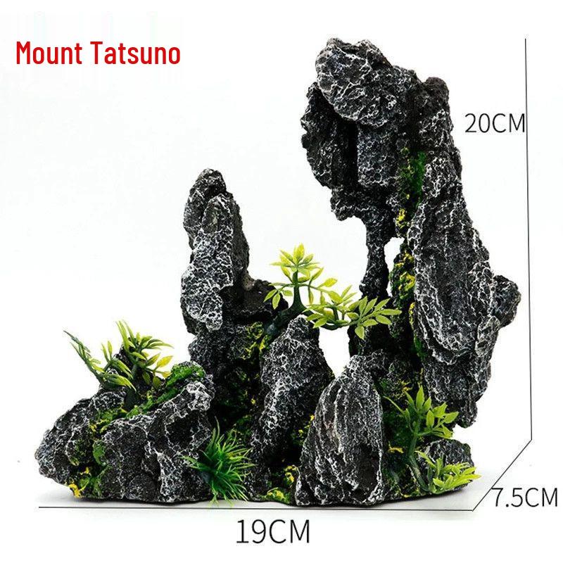 Aquarium Landscape Rockery Stone Decoration for Medium and Small Tanks