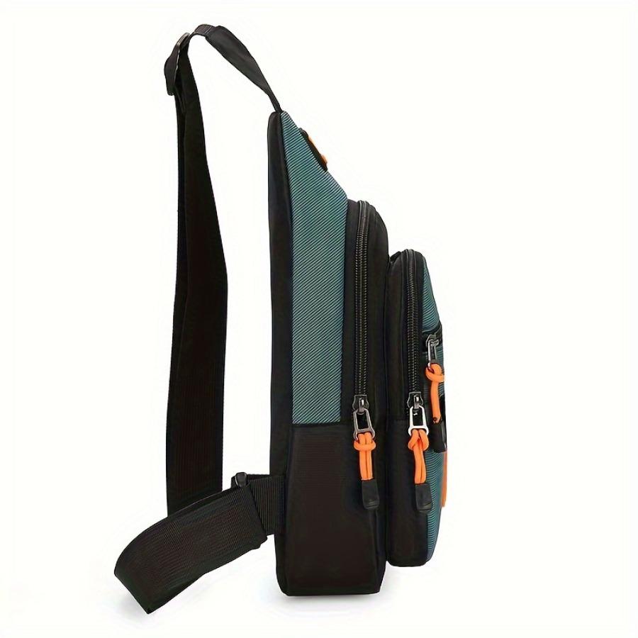 New Fashion Chest Bag Men's Business Leisure Shoulder Bag Multifunctional Outdoor Messenger Bag Men's Sling Bag