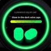 Świecące Kapsle Zaworów Opon Samochodowych Zatyczki Kół Kapsle Kół Osłony Trzonków Zaworów Opon Piasta Świecące Zawory Dekoracja Opon Do Samochodu Motocykla Roweru