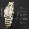 Fashion Rhinestone Women Quartz Watch Calendar Wristwatch Clock Gift Reloj Mujer