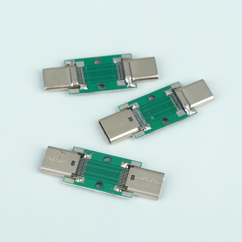 Type-C Multi-Function Test Board Usb 3.1 Type C 24 Pin Female To Male Female 24P High Current Adapter Pcb Board