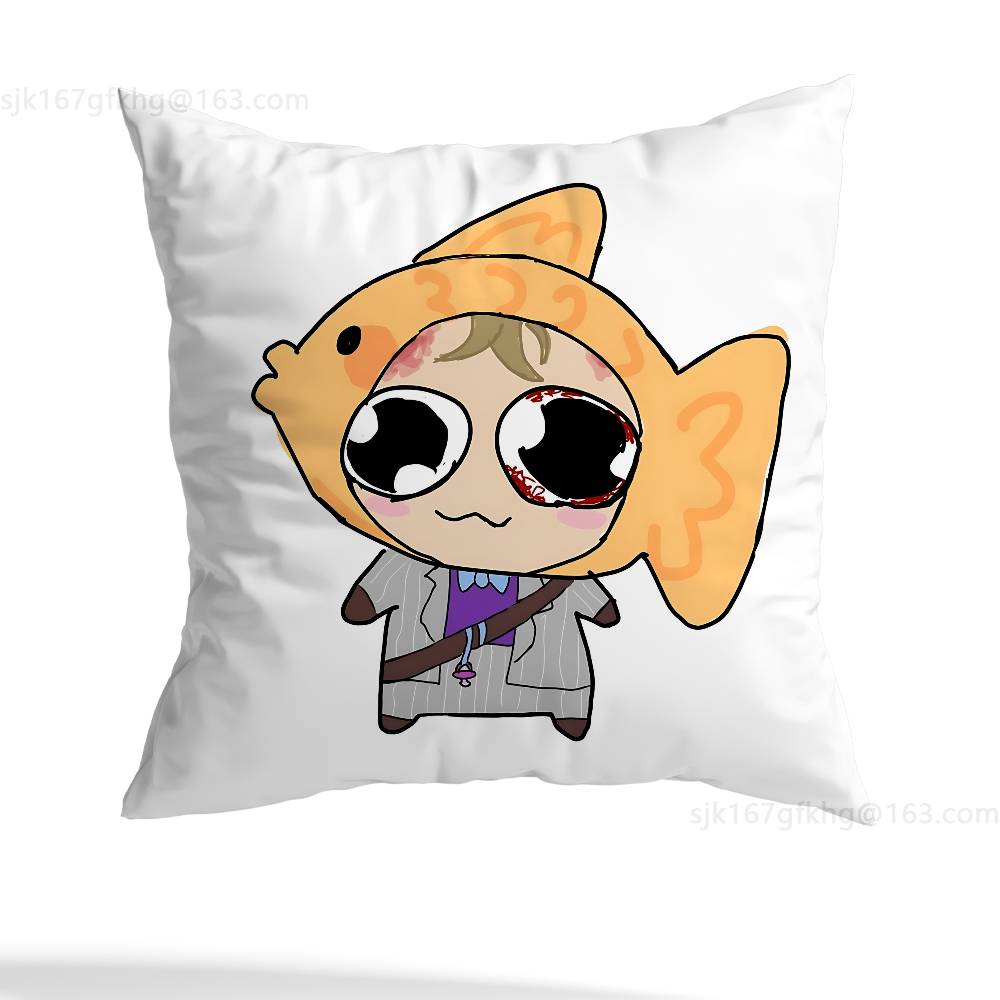 Franco B-Barbi O-Outlast T-Trials Pillow Case Anti-dustmite Pillowcase Invisible zipper silky short plush Sofa cushion cover