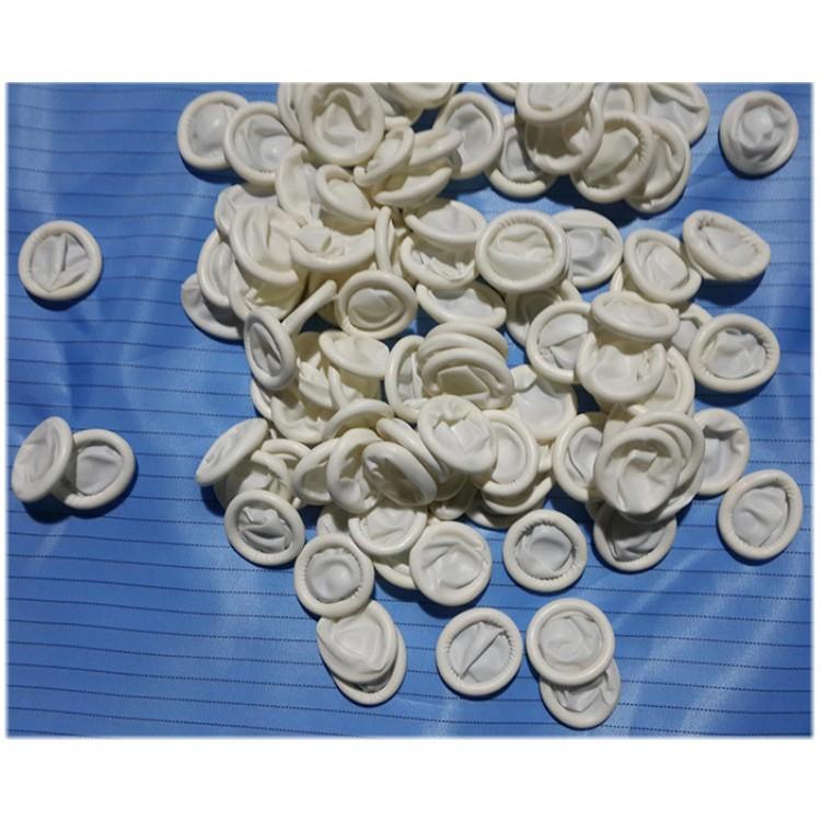 50 STÜCKE Einweg Latex Schutz Fingerling Weiß Puderfrei Bestickt Fingerling Beauty Maniküre Schutz Fingerling