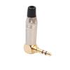 3.5mm Jack Plug Right Angle Stereo Audio Converter Headphone Soldering Connector Headphone Adapter