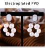 Qiong Yao Freshwater Pearl Shell Stud Earrings for Women - Light Luxury & Sweet Temperament Style