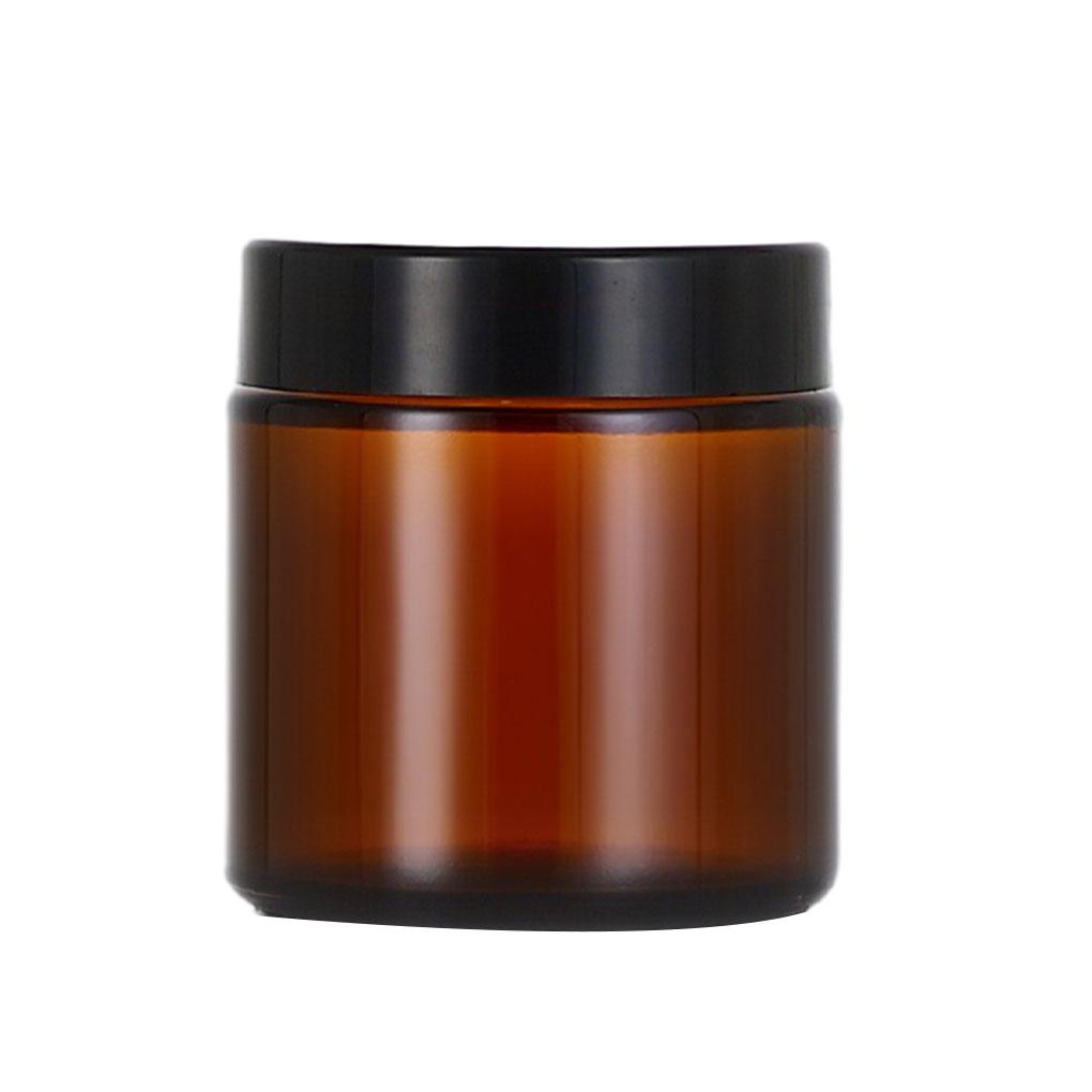 

Multi-functional Amber Glass Bottle With Screw Lid - Reusable Suitable For Travel No Leakage UV Protective BPA-free