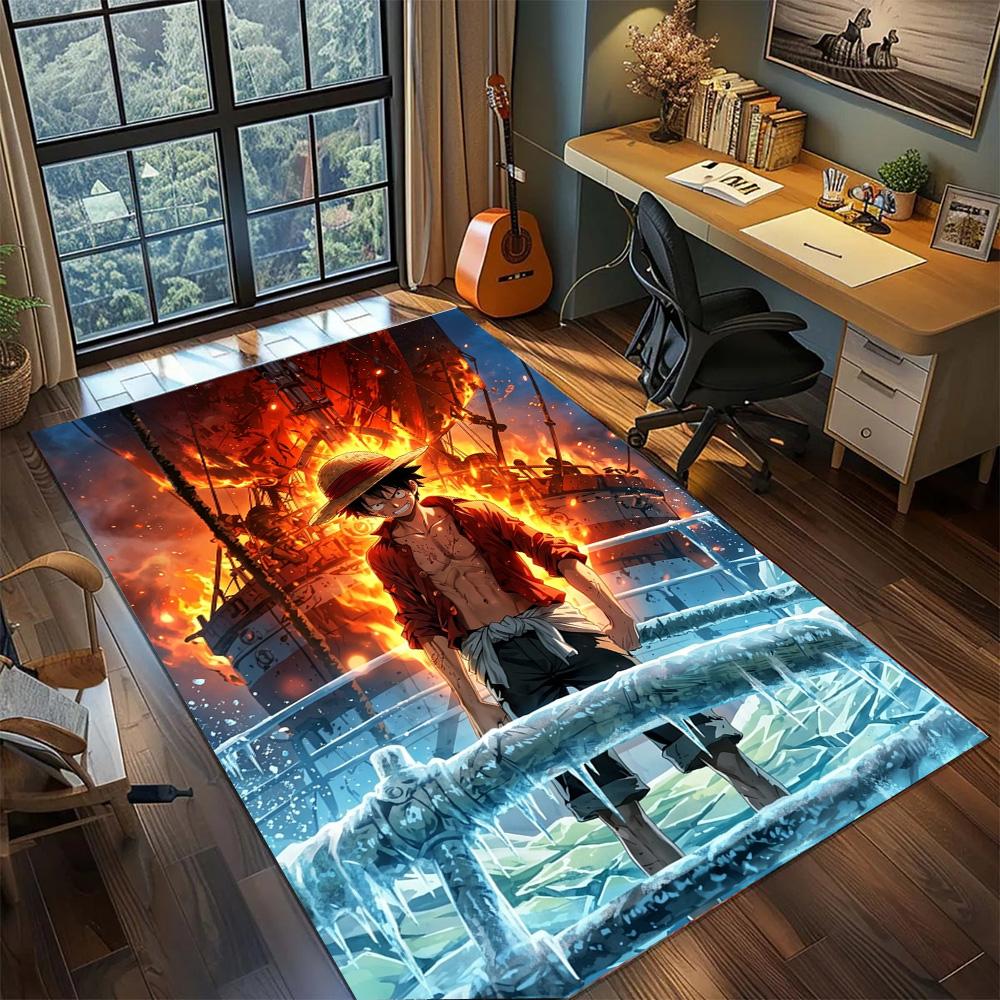 One Piece!Rug Carpet Large Area Rug Non Slip Washable Floor Mat Gamer Room Bedroom Home Decor