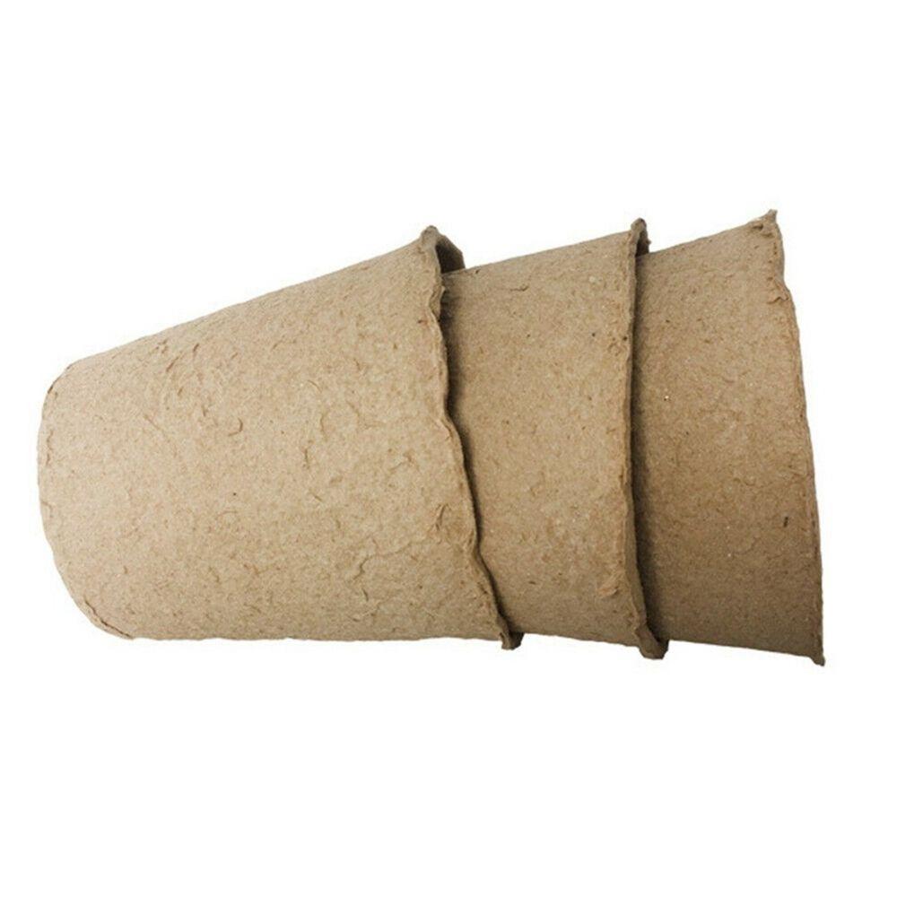 Round Planter Biodegradable Growing Sowing Grow Bag Seedlings Container Nursery Pots Flower Pot