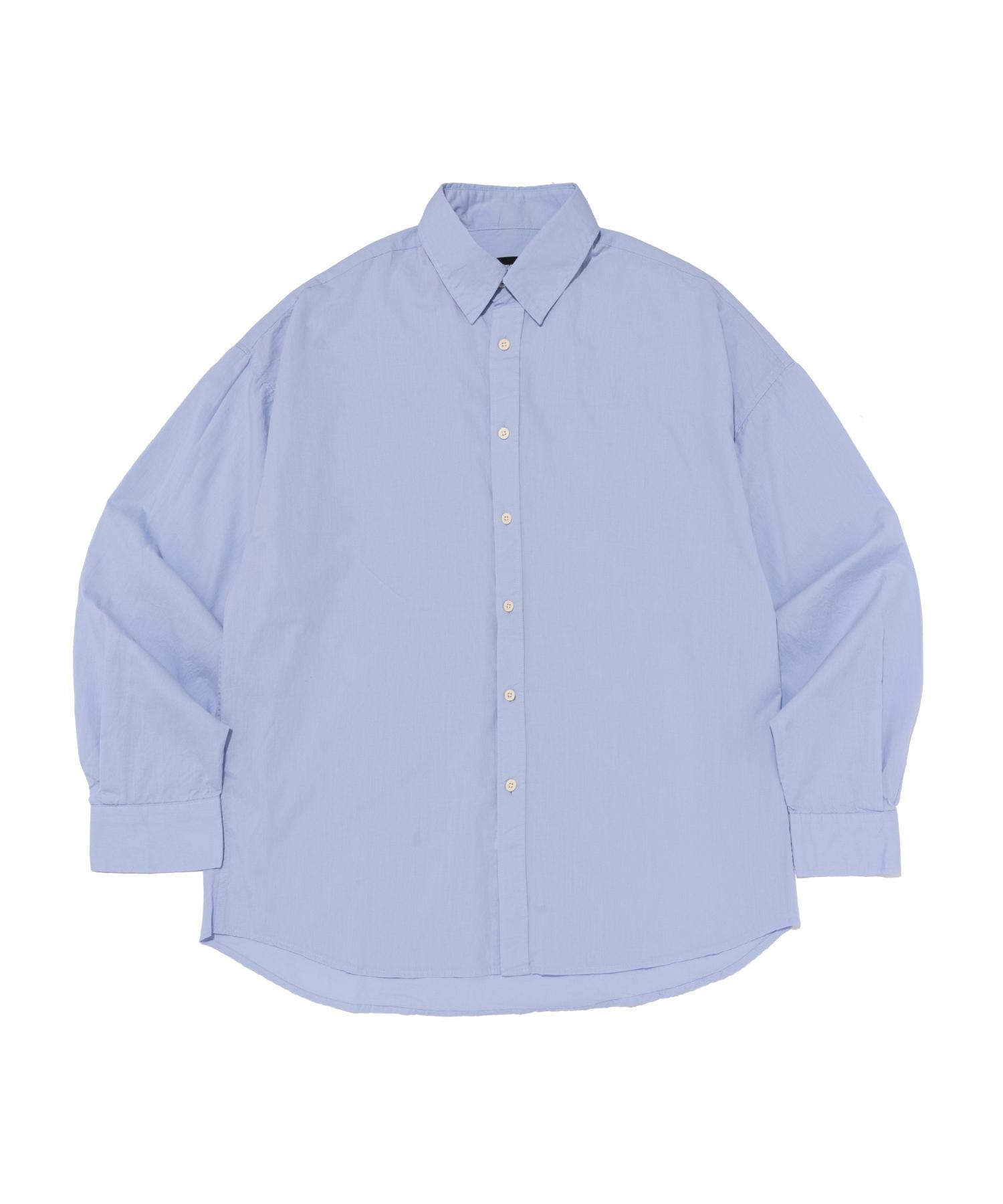 Ader Fits Oxford Collar Long Sleeve Shirt (Sky Blue) Free