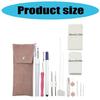 Punching Needle Embroidery Set for Beginner with Embroidery Fabric Punching Needle Pen Threader Scissors Sewing Needle