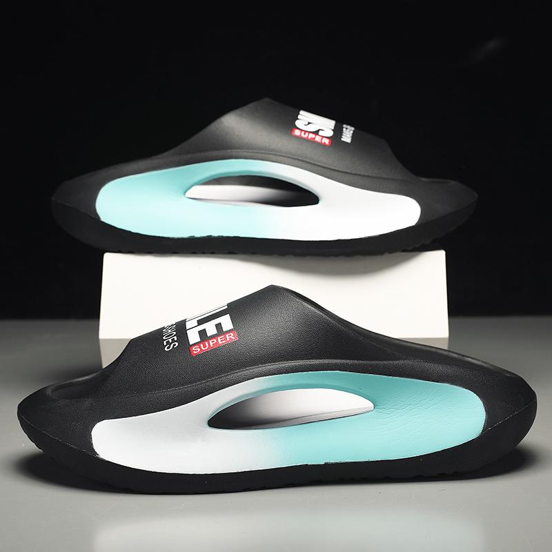 Men's Slippers Massaging the Feet Flip-flops Thick Bottom Unisex Soft EVA Nonslip Home Slippers for Women Men Summer Beach Shoes