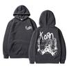 Rock Band Korn Graphic Hoodie Unisex Oversized Streetwear Man Vintage Hoodies Unisex Fleece Cotton Sweatshirt Branded Unisexs Clothing