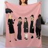 The Witches Throw Blanket Spring Fall Cozy Throw Blanket for Couch