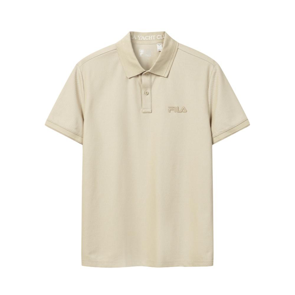 

FILA Heritage Minimalist Casual Solid Color Cooling Polo Shirt Men tops Autumn-Brown F11M628101FLK M