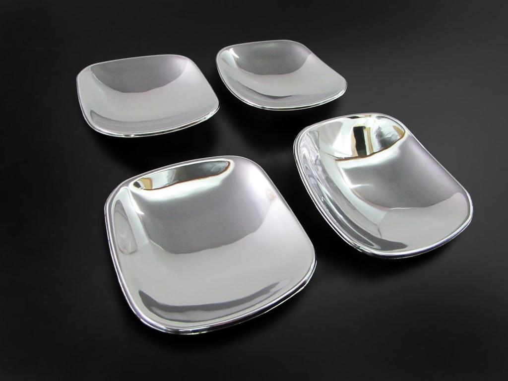 BRIGHTZ Cast LA250S/LA260S Chrome Plated Door Handle Covers, Plated, 4-Piece Set [DHC-SARA-073] for LA, LA250, LA260, A250, A260, 250, 260 Cast