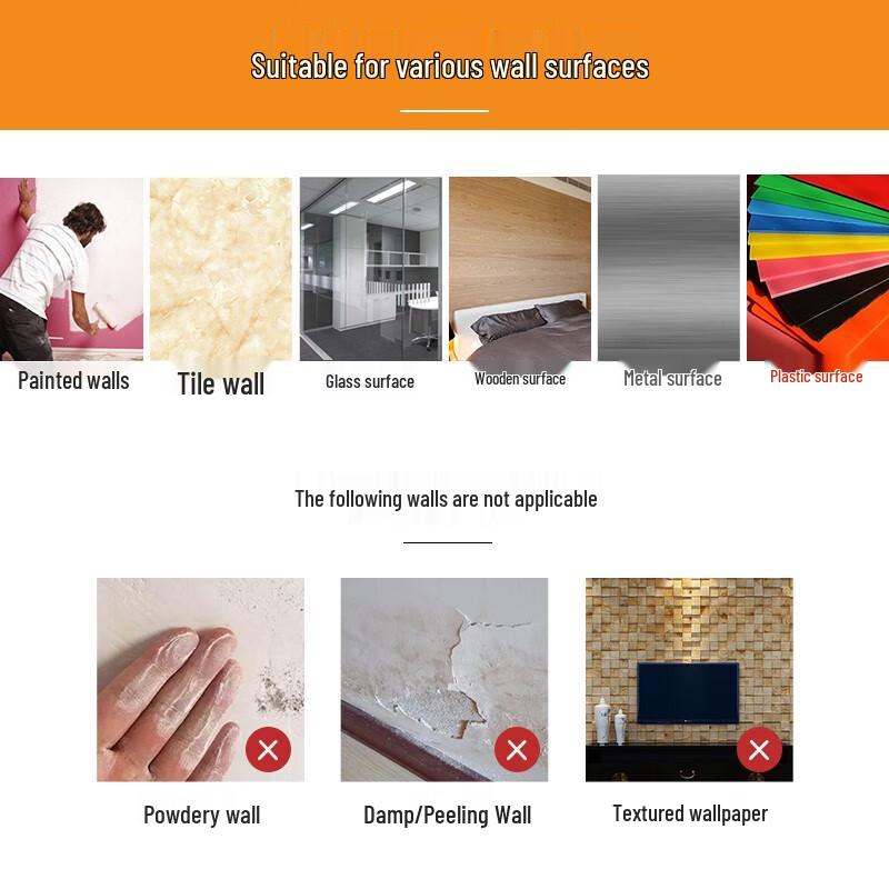 Deyin Self-Adhesive Erasable Whiteboard Wall Sticker
