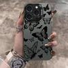 Black Butterfly Is Suitable for Iphone17 Mobile Phone Case Apple 15promax/14 Anti-drop 13pro12 Personality 16 Women