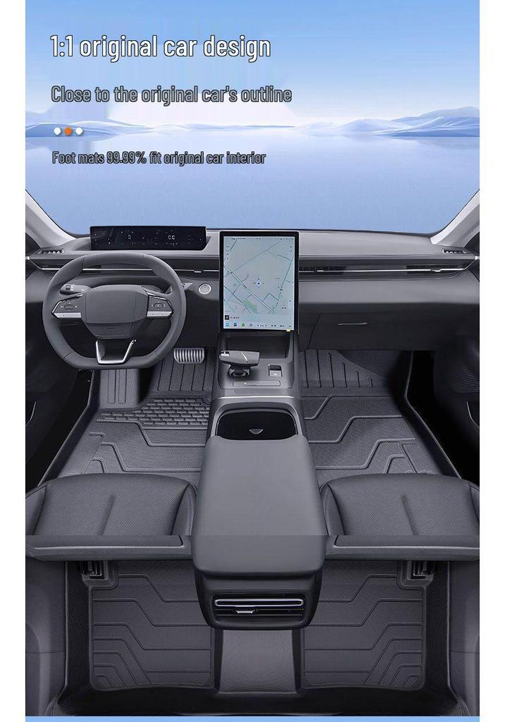 Custom Fit TPE Floor Mats for BMW X1 - Full Coverage, Brilliance Modification