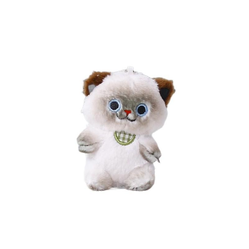 Plush Cat Keychain With Pp Cotton Filling For Kids And Adults