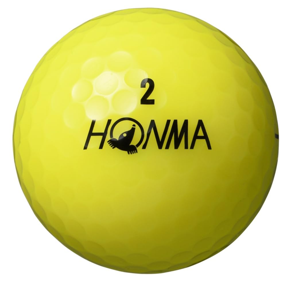 Honma Golf D1 Ball Golf Ball 2024 Model BT2401 Yellow 3 dozen 36 balls Distance Original Wood Tee