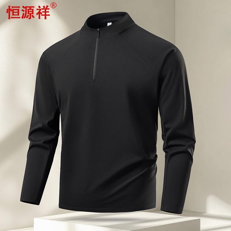 

Hengyuanxiang Men s Long Sleeve Round Neck T-Shirt 170/M
