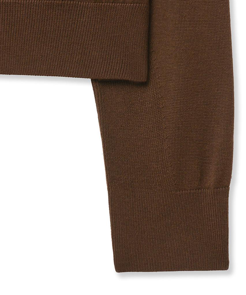 Noirer Essential Loose Fit Knit Shirt (Brown)