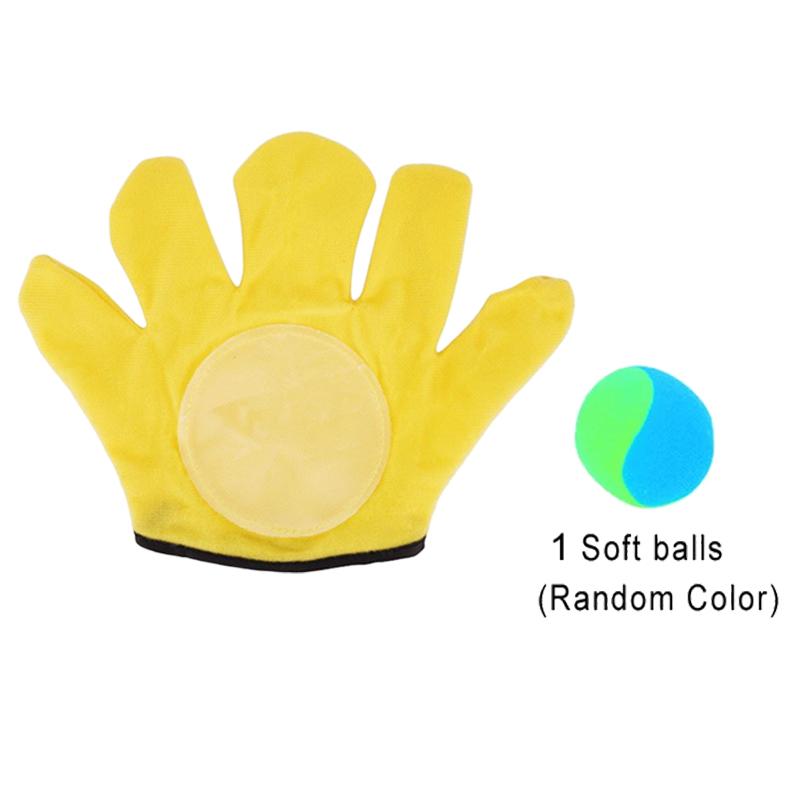 

1PC Sticky Ball Glove with 1PC Soft Ball Catch Throw Game Baseball Sports Outdoor Fitness Activities Entertainment Equipment TMZ